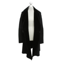 Marc Cain Lambskin coat in black