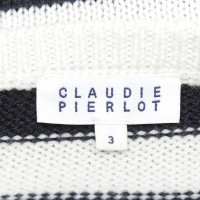 Claudie Pierlot Pullover in offwhite / dark blue