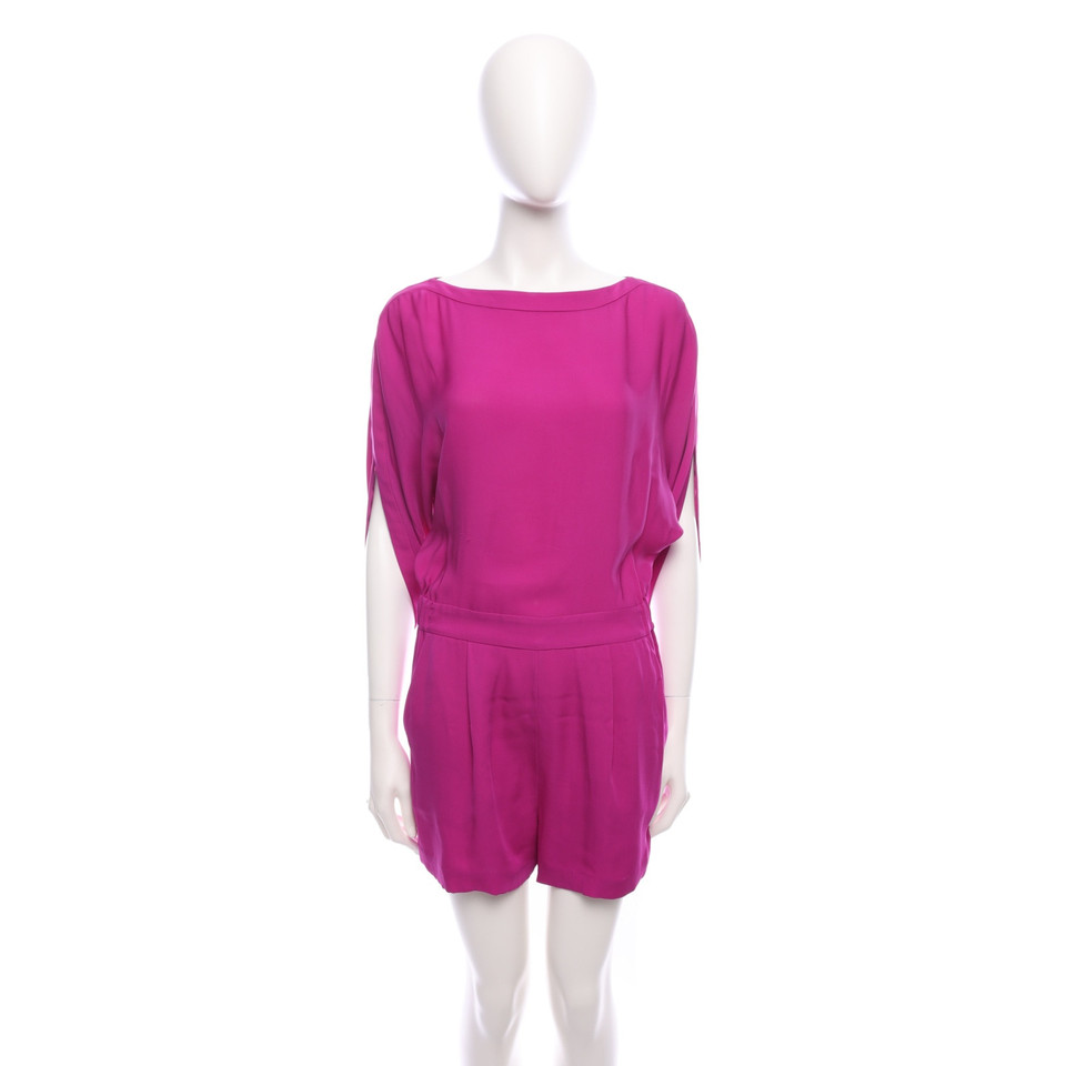 Diane Von Furstenberg Jumpsuit aus Seide in Rosa / Pink