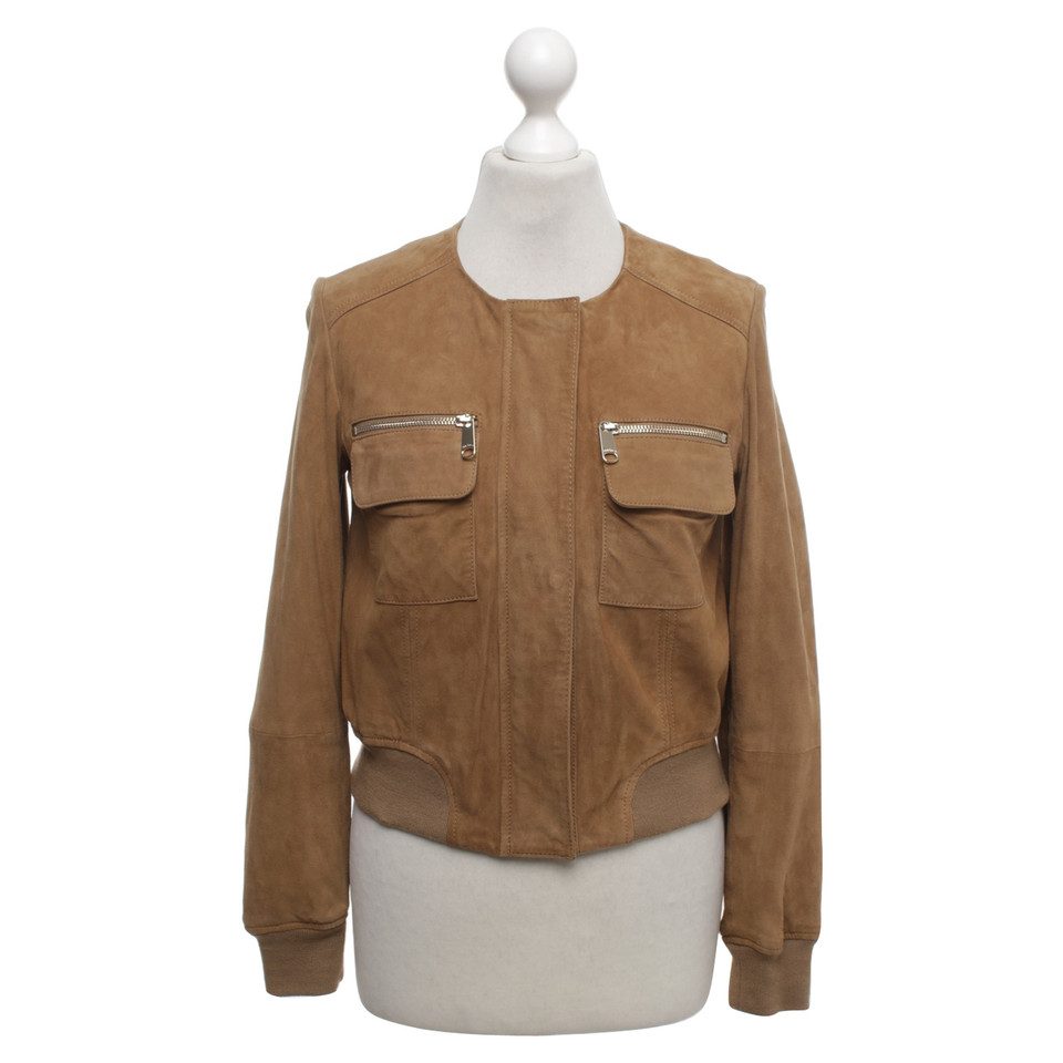 Max & Co Leather jacket in ocher