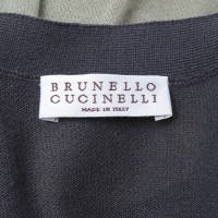 Brunello Cucinelli Strickjacke mit Streifenmuster 