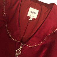 Moschino Giacca/Cappotto in Cotone in Rosso
