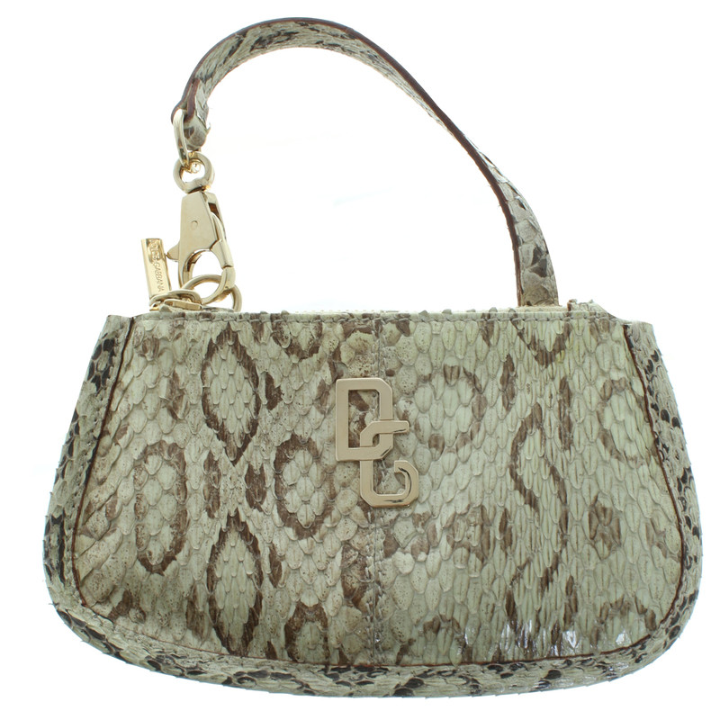 Dolce & Gabbana Handtasche aus Schlangenleder