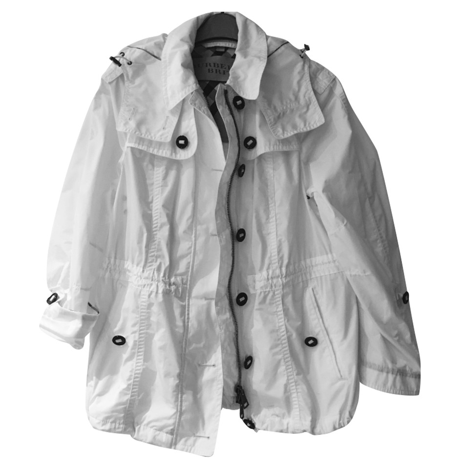 Burberry Veste/Manteau en Blanc