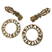 Chanel Earrings with metal logo