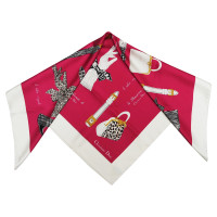 Christian Dior Schal/Tuch aus Seide in Fuchsia