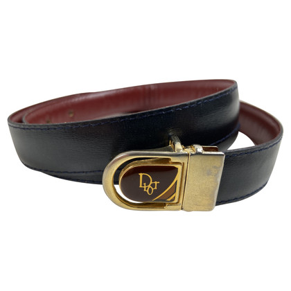 Dior Belt Leather in Black