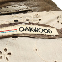 Oakwood Giacca/Cappotto in Pelle in Cachi