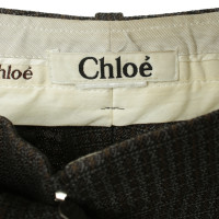 Chloé Pantaloni in tartan classici
