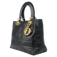 Christian Dior Lady Dior Leather in Black
