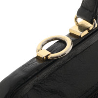 Bally Handtasche aus Leder in Schwarz