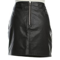 Rich & Royal Leather mini skirt