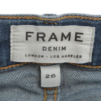 Frame Denim Skinny-Jeans in Hellblau