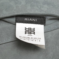 Riani Leather jacket in grey / blue