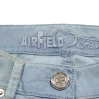Airfield Hose aus Baumwolle in Blau