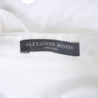 Alexander McQueen Capispalla in Cotone in Bianco