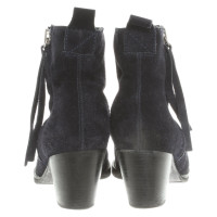 Acne Ankle boots Leather in Blue