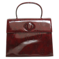 Cartier Handtas in rood bordeaux