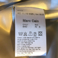 Marc Cain Wollen jas met fluwelen