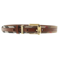 Burberry Leather Belt in Brown