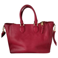 Tory Burch Handbag Leather in Red