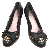 Miu Miu Pumps/Peeptoes en Cuir en Vert