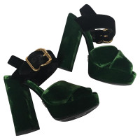 Prada Sandals Leather in Green