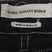 Isabel Marant Etoile Corduroy trousers in dark blue