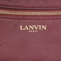 Lanvin Tote Bag in Burgunderrot