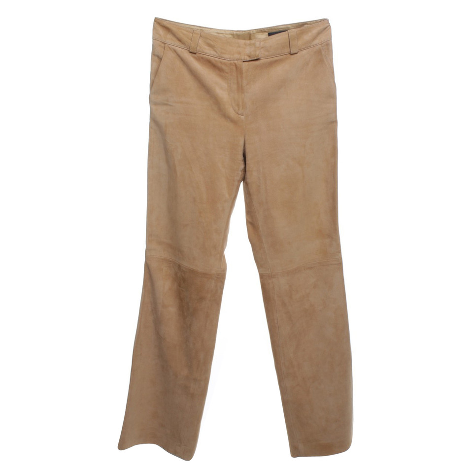 Rena Lange Camelfrebene trousers from suede