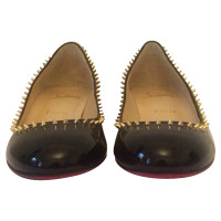 Christian Louboutin Lackleder-Ballerinas mit Nieten