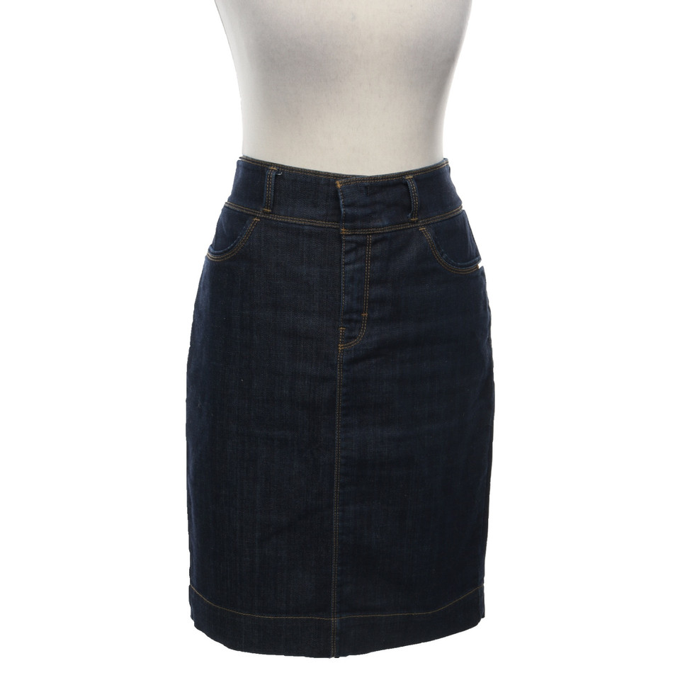 Hugo Boss Skirt Cotton in Blue