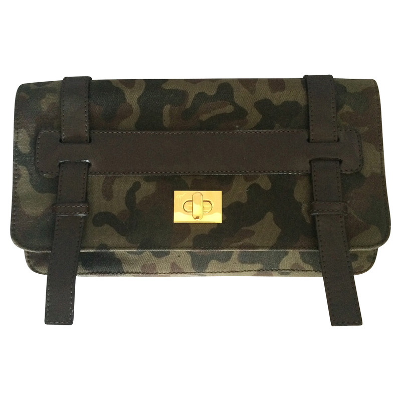 Giuseppe Zanotti clutch met camouflage patronen