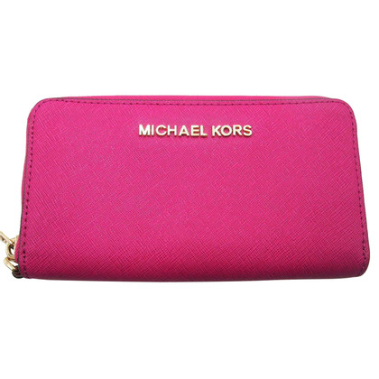 Michael Kors Bag/Purse Leather in Fuchsia
