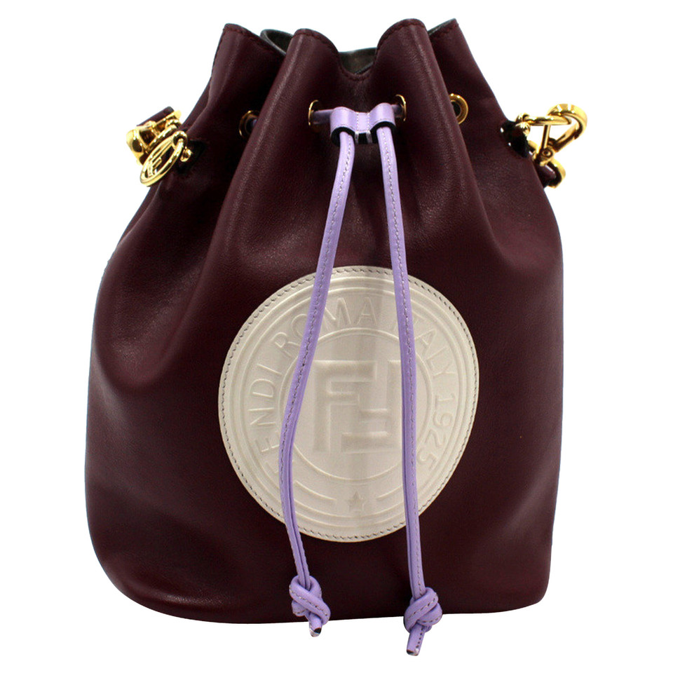 Fendi Borsa a tracolla in Pelle in Viola