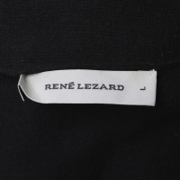 René Lezard Cardigan in nero