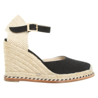 Paloma Barcelo Wedges Suede in Black