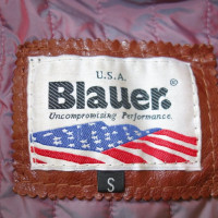 Blauer Usa Leather jacket in bomber style