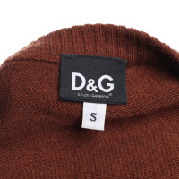 D&G Cardigan in marrone