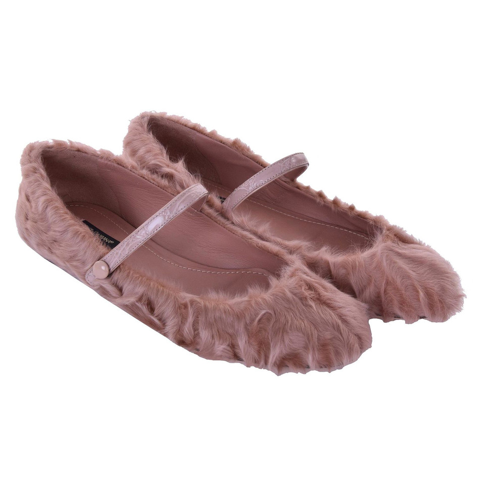 Dolce & Gabbana Ballerinas made of fur