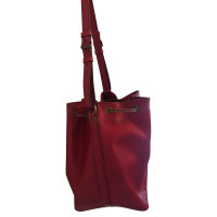 Louis Vuitton "Grand Noé Epi leather" in red