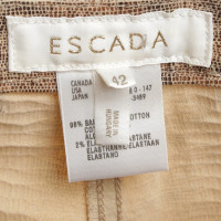 Escada trousers with reptile embossing