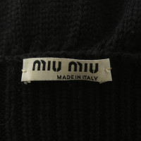 Miu Miu Wollen trui in zwart