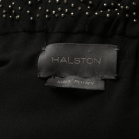 Halston Jumpsuit Silk in Black