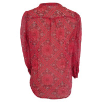 Isabel Marant Etoile Top Cotton in Red
