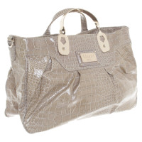 Blumarine Handtasche aus Leder in Beige