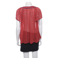 French Connection Patterned top in red
