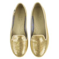 Charles Philip Shanghai gold loafers
