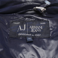 Armani Jeans Jas/Mantel in Blauw
