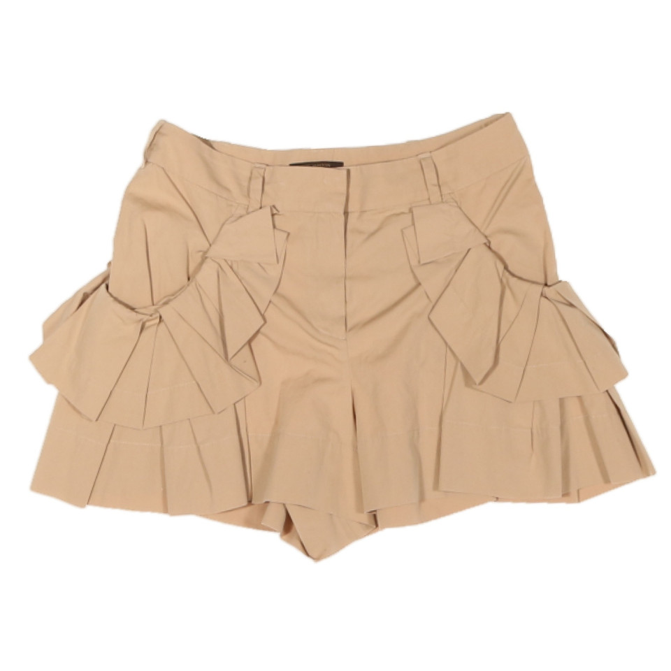 Louis Vuitton Shorts aus Baumwolle in Beige